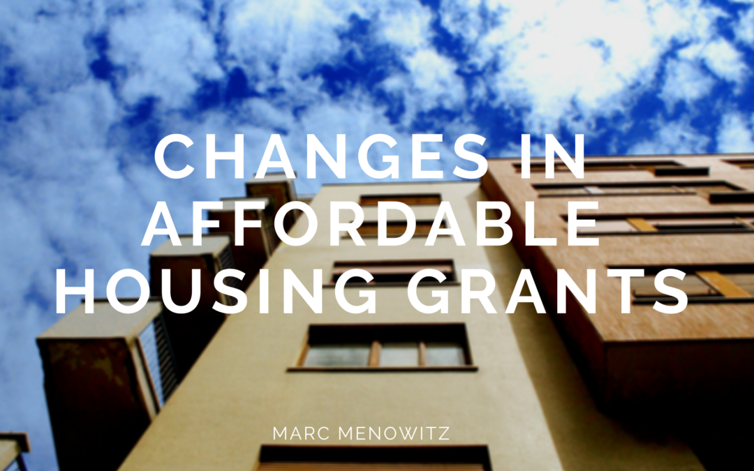 Changes in Affordable Housing Grants
